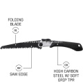 Garden Hand Folding Pruning Saw Black Camping Removable Blade outdoor Saw garden branch pruning saw